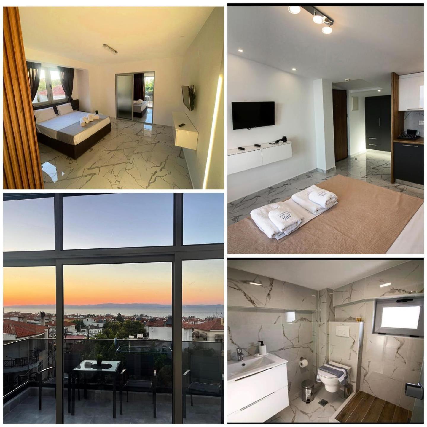 Avgerinos Apartments ポリフロノ エクステリア 写真